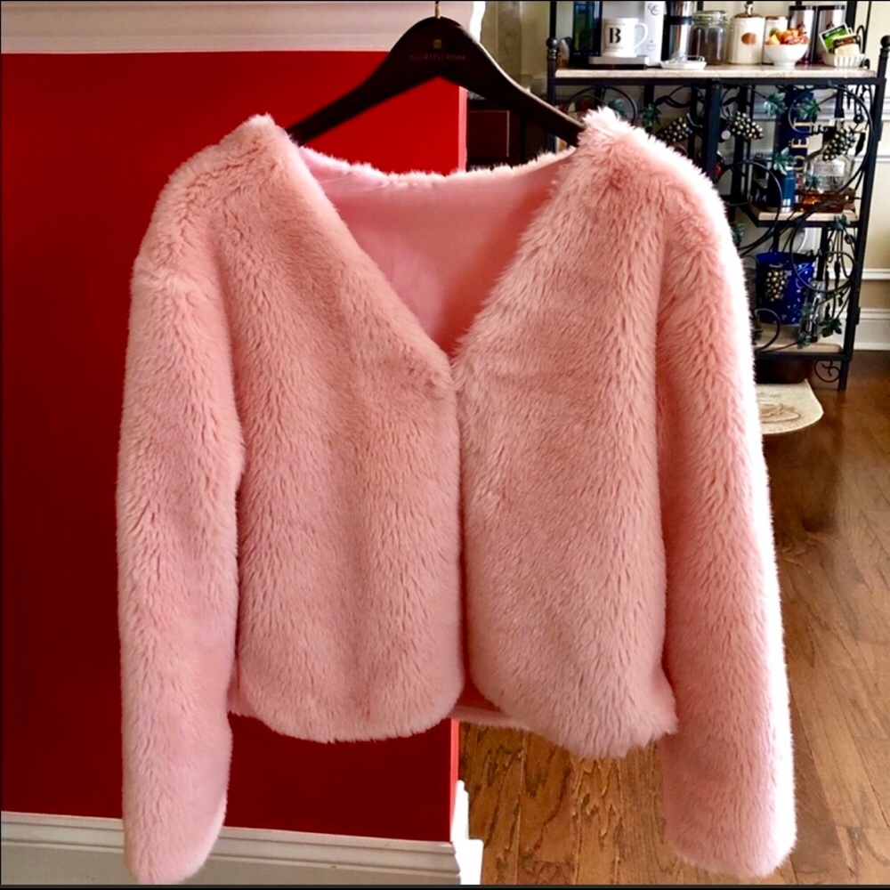 Faux fur coat